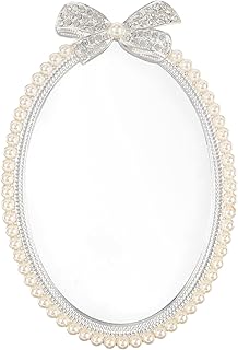 FUOYLOO Espejo de maquillaje de mesa de aleac...