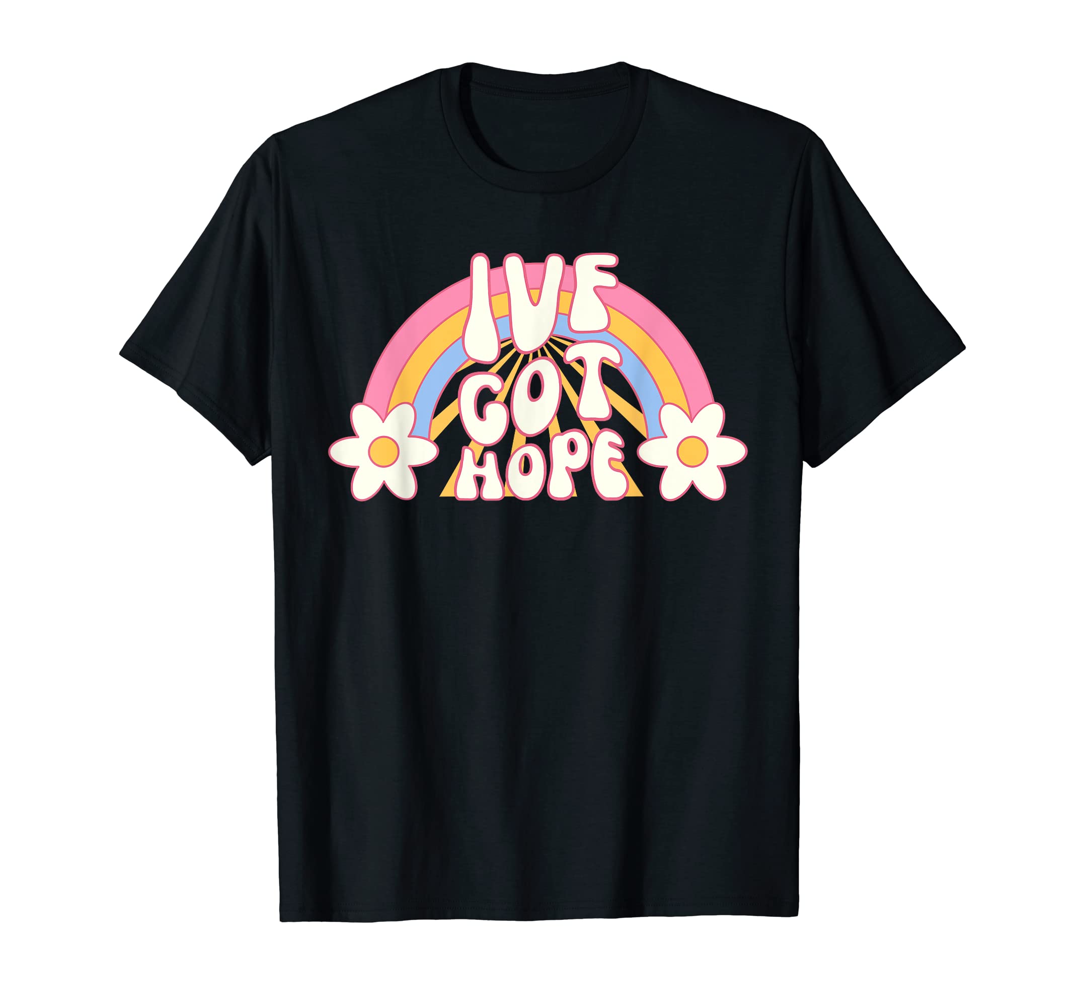 IVF Got Hope Retro Rainbow Inspirational TeeIVF Got Hope Retro Rainbow Inspirational T-Shirt