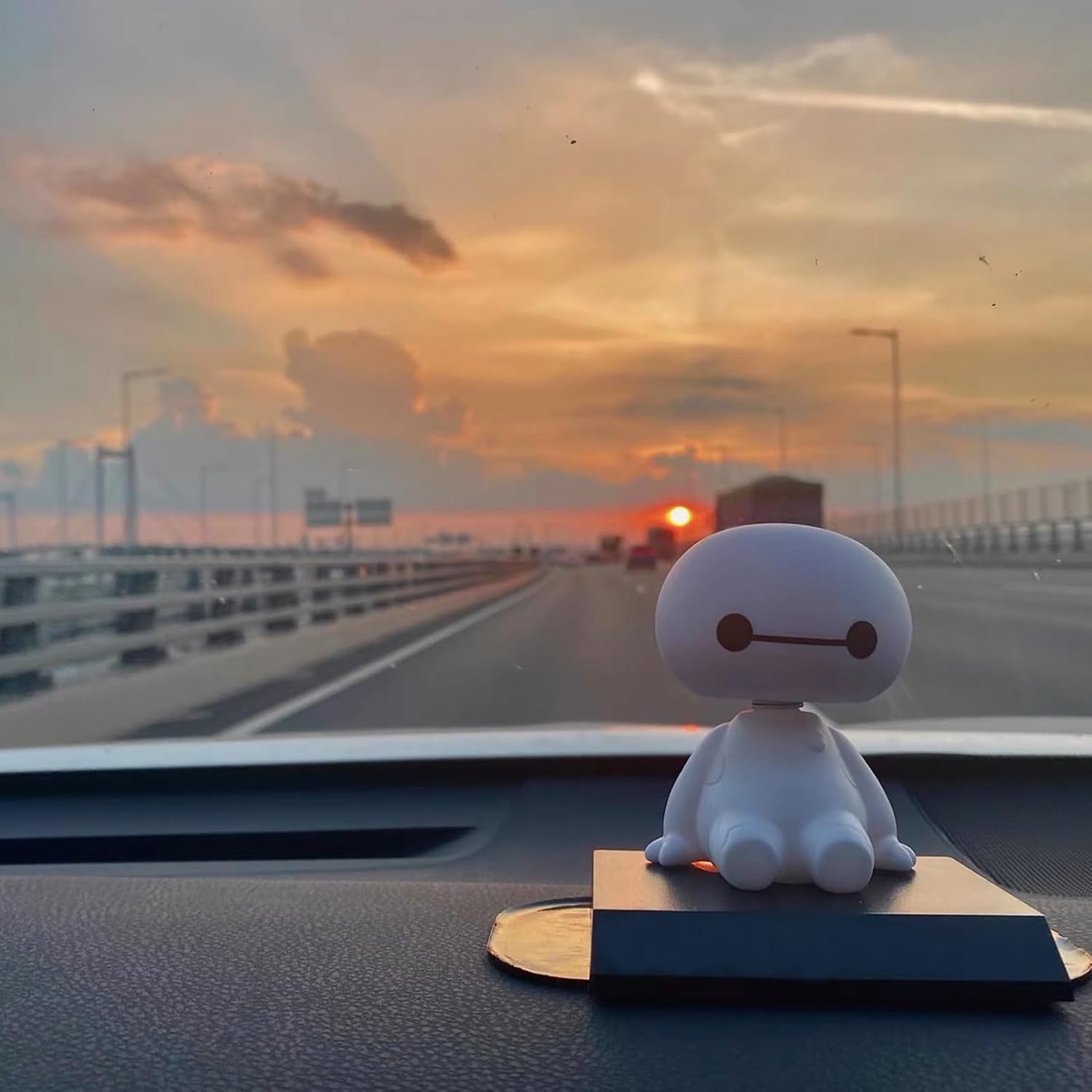 DANUC Pop Cute Cartoon Bobblehead Doll Toy Car Accessories/Dashboard Bobblehead for Car/Interior Decoration, Bobble Head Toy Gift : Toys & Games