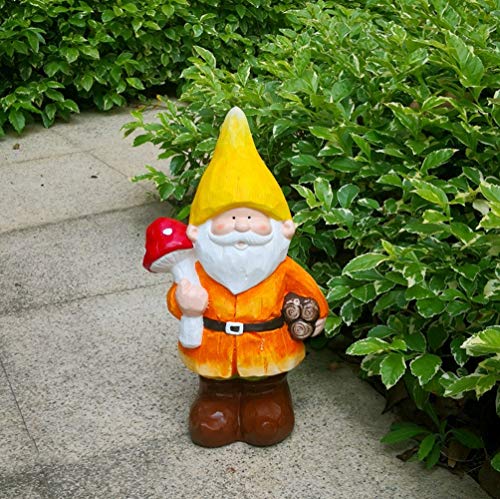 Statue d'elfe de Jardin en résine résistante pour décoration extérieure - 4