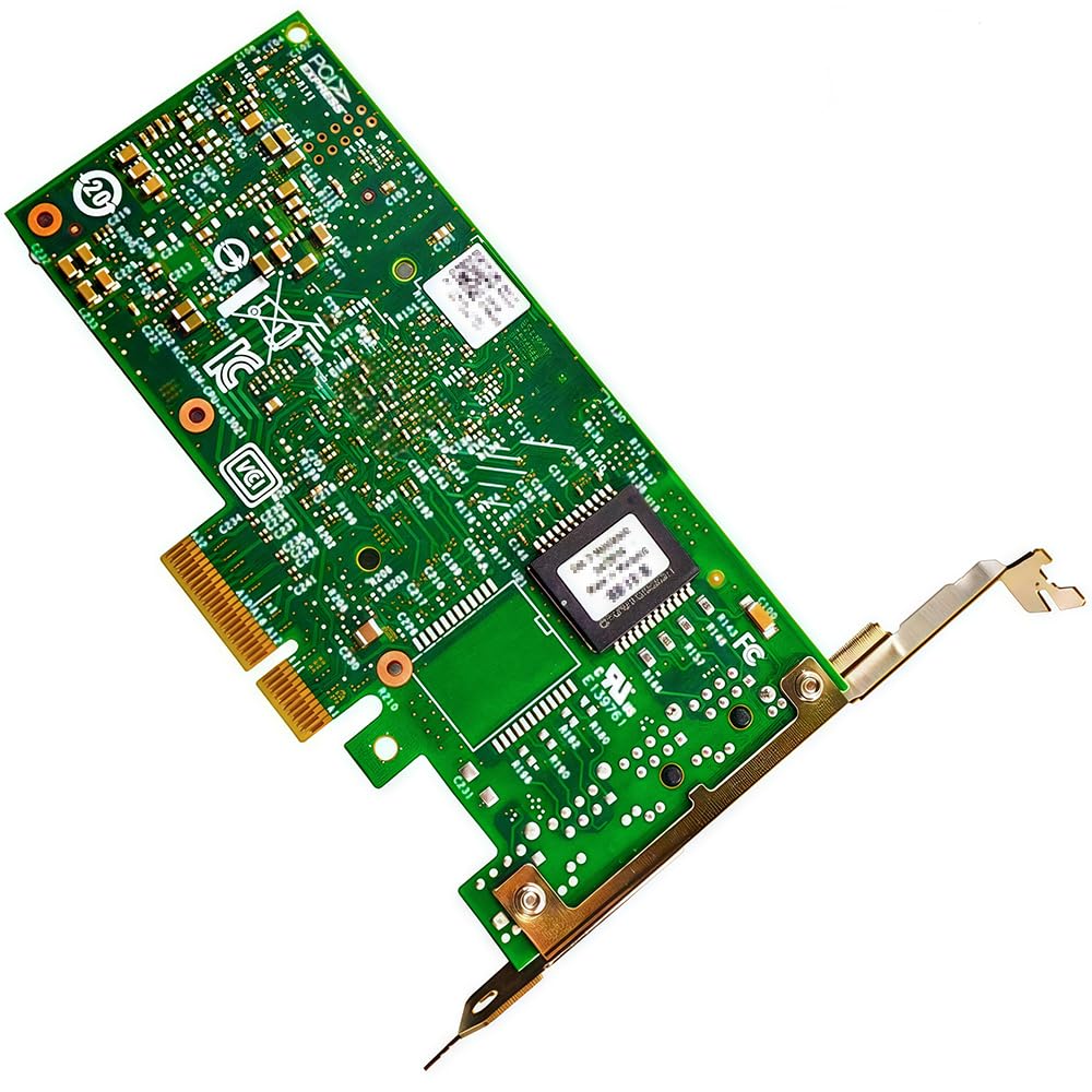 Scheda di rete RJ45 1GbE compatibile con I350-T2, adattatore PCIe 2.1 a doppia porta | Le due porte Gigabit RJ45 supportano SR-IOV, jumbo frame, PXE, iSCSI, VLAN 802.1Q e EEE per server stabili e reti NAS.