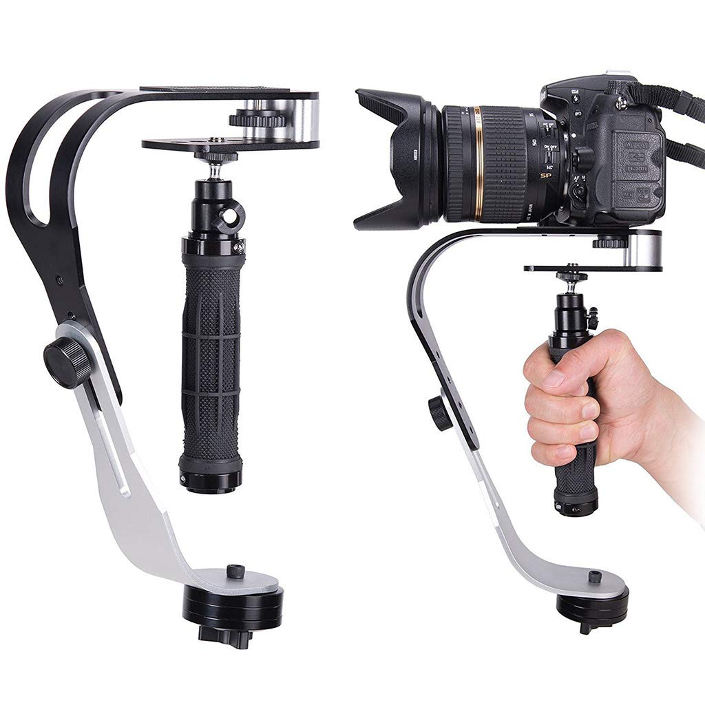 Stabilizzatore per Fotocamera Digitale palmare in Alluminio per Smartphone con Gimbal DSLR 5DII Motion Camera Steadycam per Telefono con Fotocamera