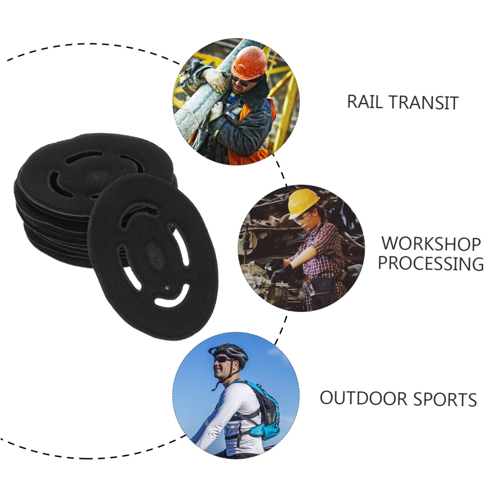 50 Pcs Casque Bandeau Casques Hommes Chapeau De Soudage Casques pour Hommes Hommes Chapeau Ascenseur Casque De Sécurité Chapeau De Protection Doublure Casque De Doublure Casques