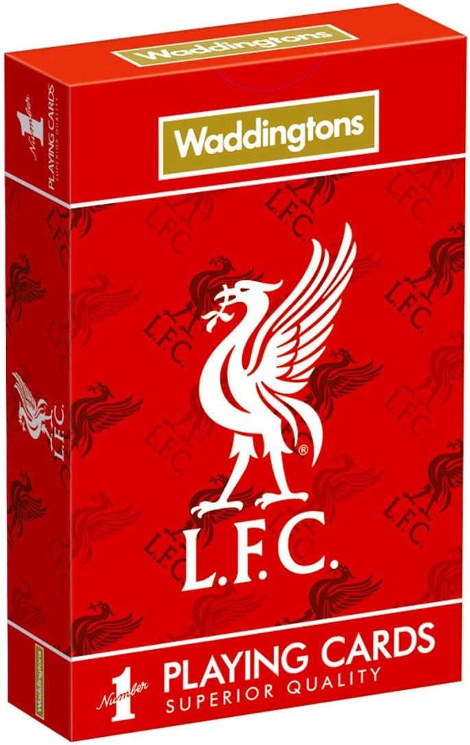 Liverpool FC Playing Card Game, play with legendary Premier League players including Ian Rush, Steven Gerrard and Xavi Alonso, gift and toy for boys, girls and adults Aged 6 plus