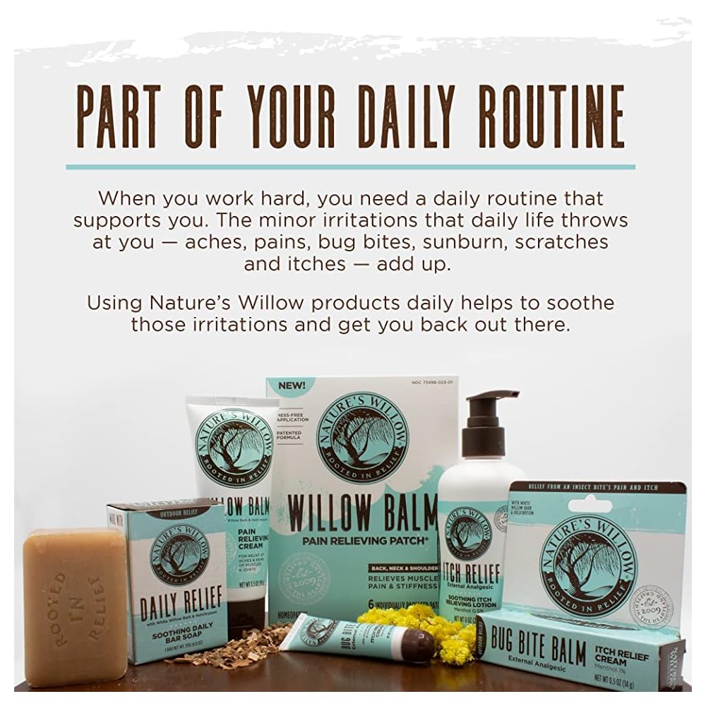 Buy Nature's Willow Natural Bug Bite Relief Patch 40 Count