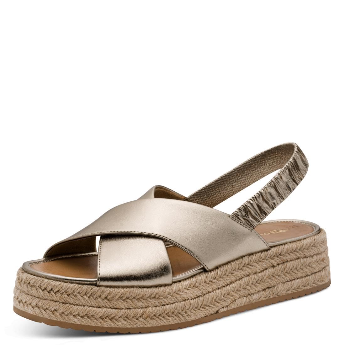 Tamaris Women's Brown Ausonia Espadrille Sandals  3 Size 3