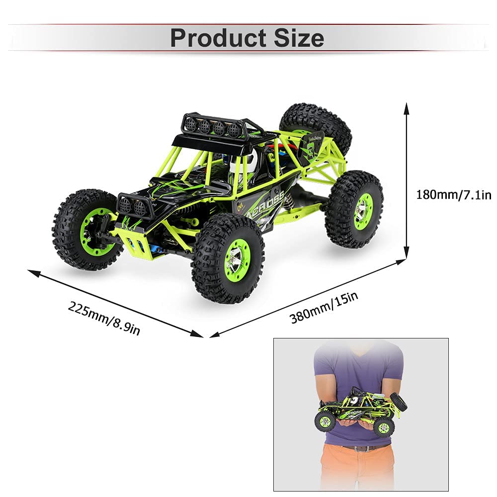 Remote Control Car 1:12 Scale Large Electric Drift RC Cars 50km/h High Speed Race Cars for Boys Adults 2.4GHz Off Road RC Trucks Buggy Toys
