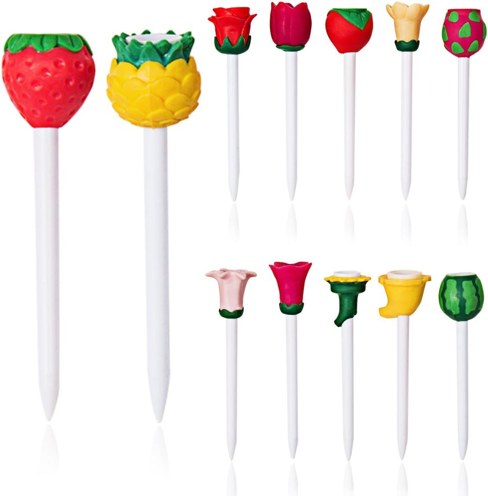 Golf Tees Fruit Flower Gift Lovely 12 Count The Best Personality Choice for Female Contestants