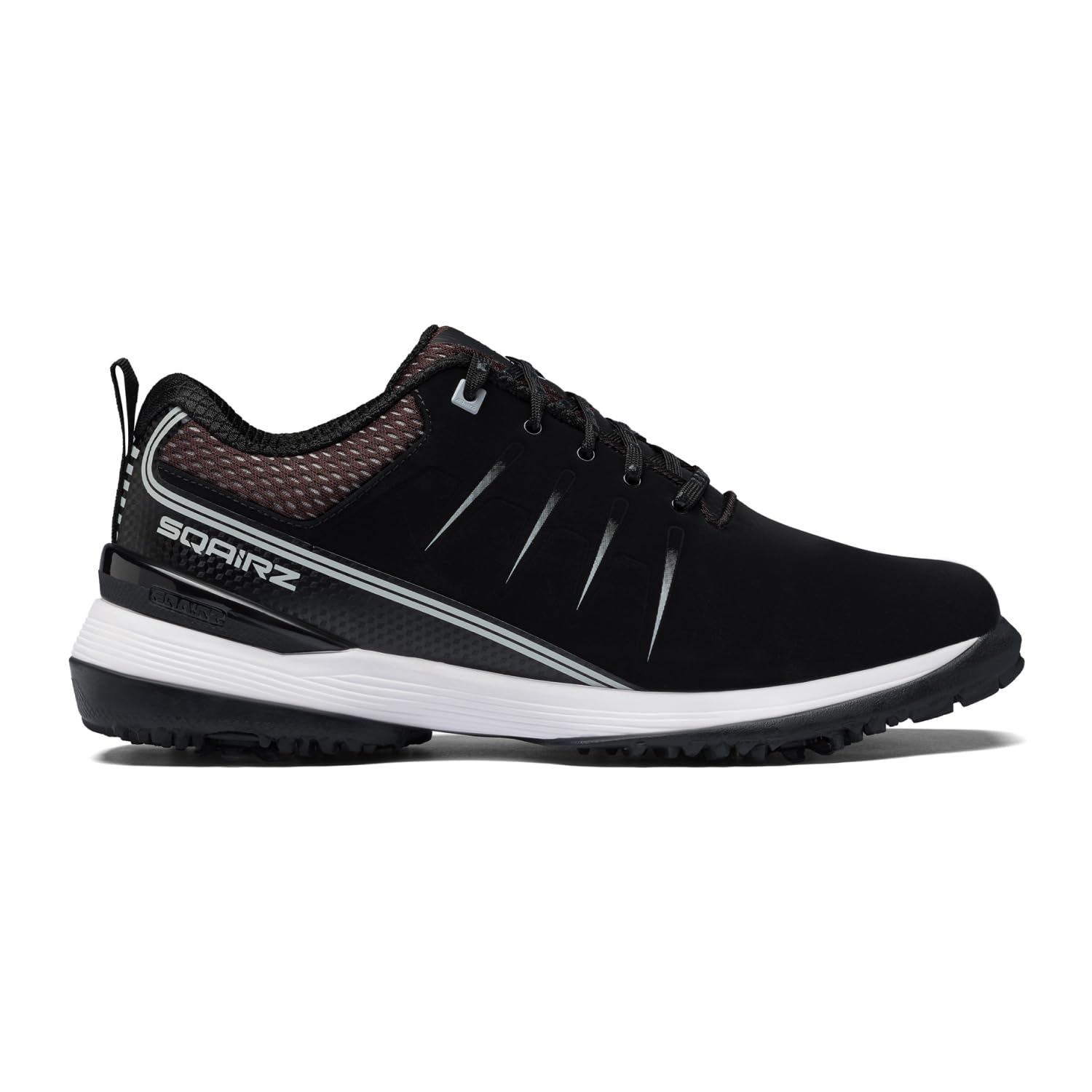 SQAIRZ SPEED2 LT Mens Golf Shoes, Designed for Balance & Performance, Replaceable Spiked Waterproof Golf Shoes Mens