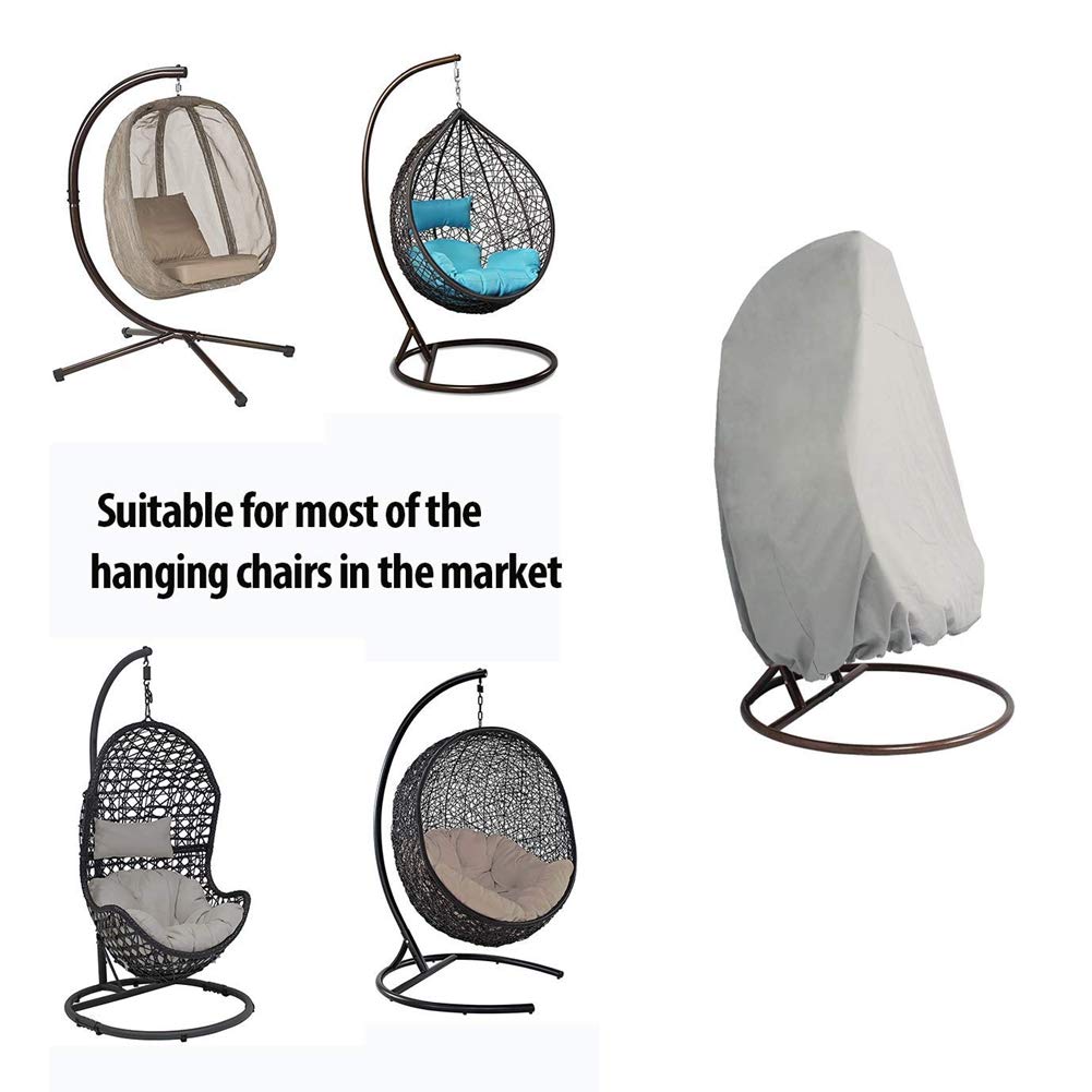 Abdeckung für Hängesessel/Schwingsessel/Hängekorb - Garten Rattan Wicker Hängesessel wasserdichte Möbel Schutzhülle - Oxford 210D Gewebe und Innen mit PVC Beschichtet