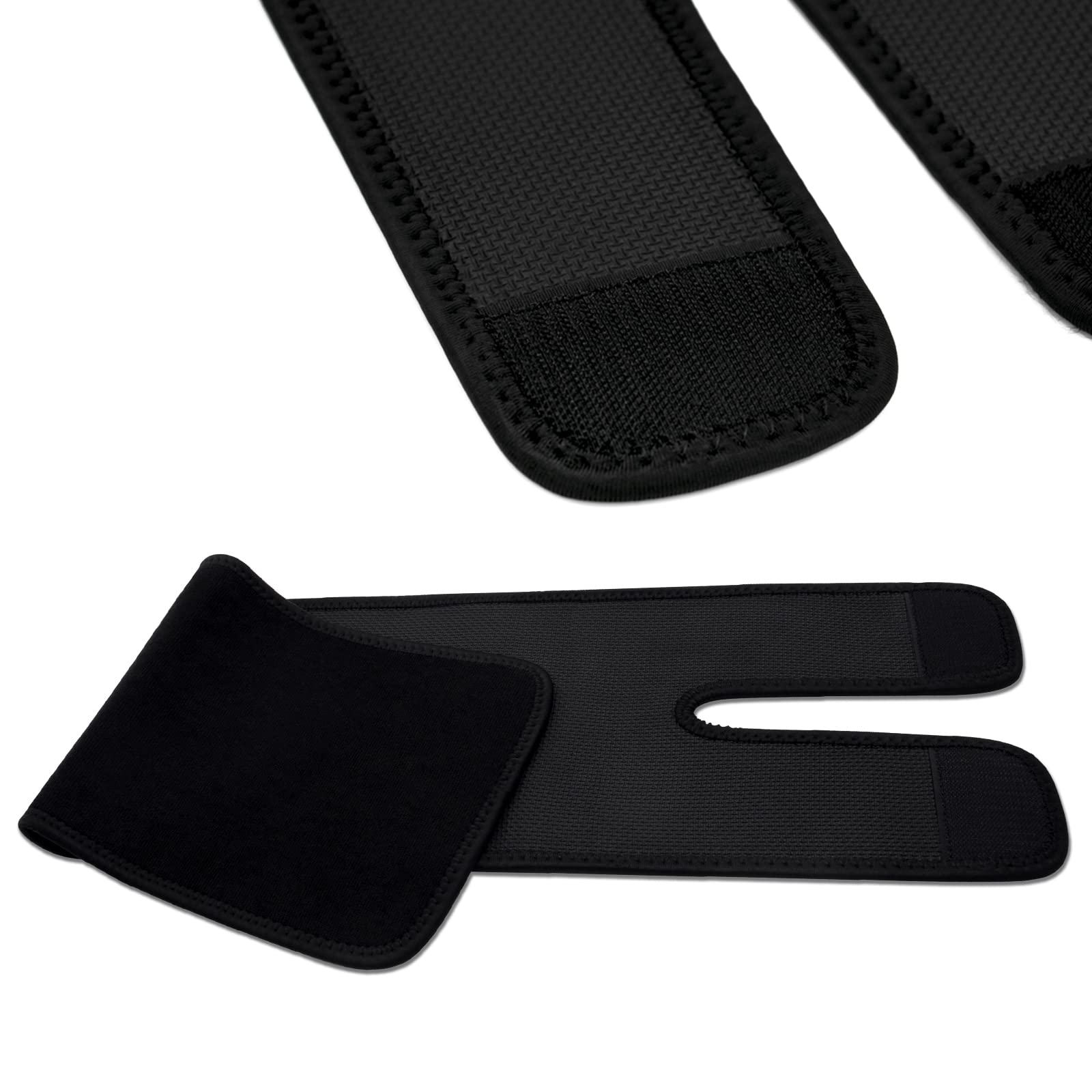 Bakerdani Thigh Trimmers Wraps for Women & Men, Neoprene Thigh Brace Support Hamstring Compression Sleeve, Increases Heat & Sweat to the Thighs