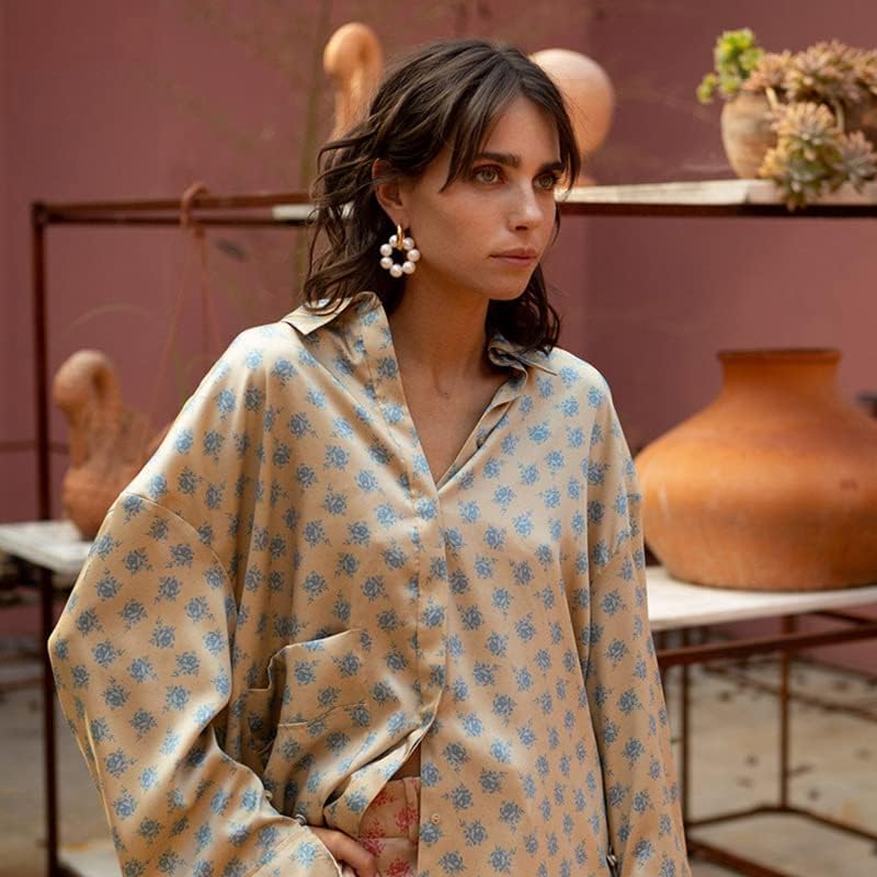 Elegant Turquoise Natural Stone Pearl Beaded Huggie Hoop Earrings for Women - Image 4