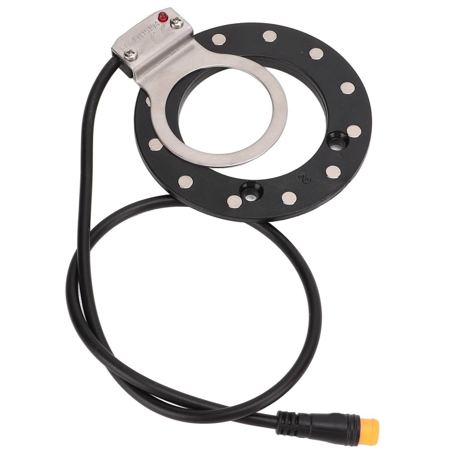 Electric Assist Sensor, High Sensitivity 12 Magnets Right Dual Hall Sensor Electric Pedal Accessories(Big Hole) Pedal Assist Sensor