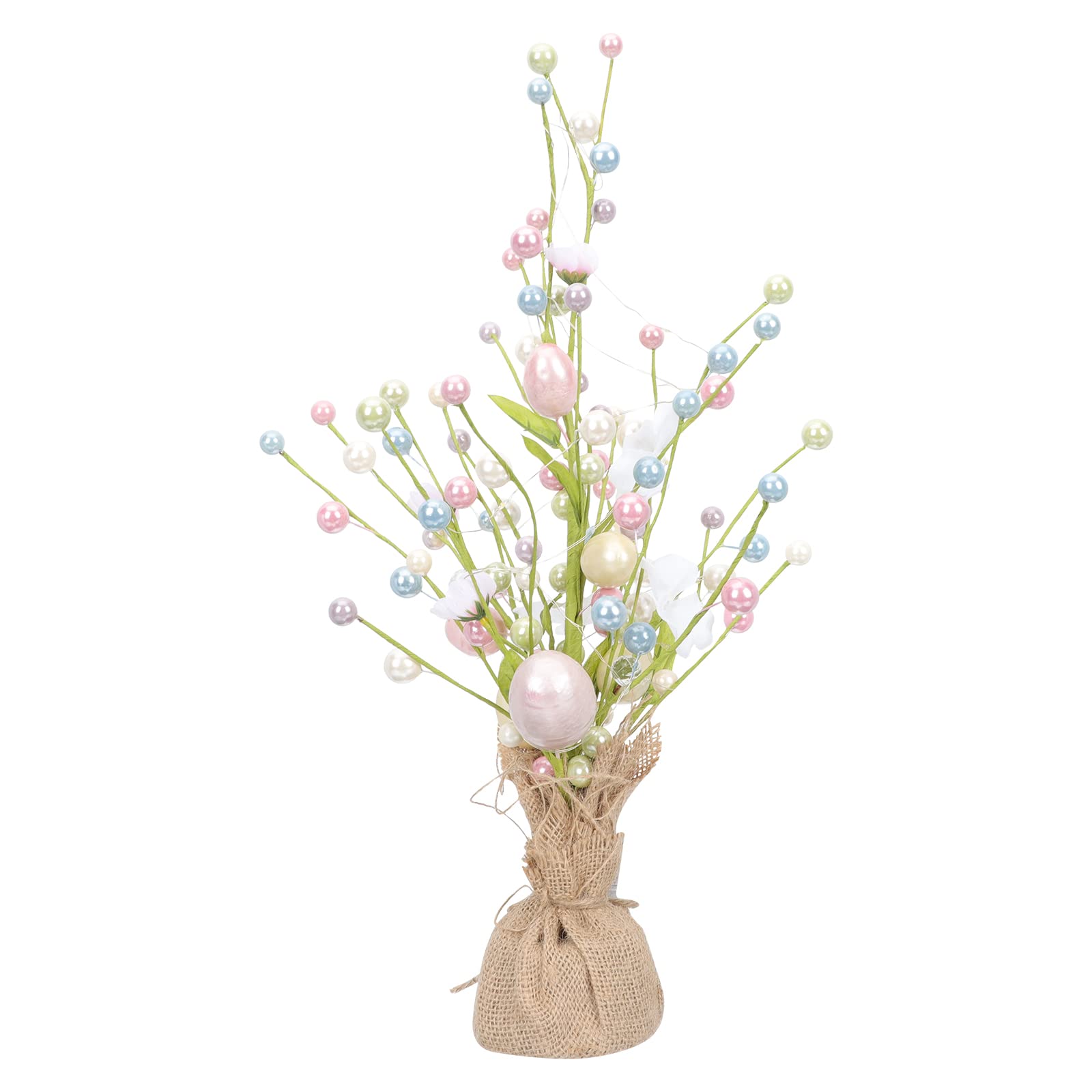 Decorazione incandescente del ramo dell'uovo di Pasqua LED delle uova di Pasqua degli ornamenti dell'albero del partito
