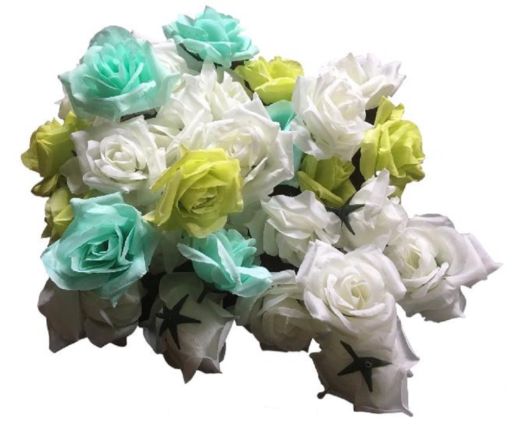 glaystoreバラ 造花 ローズ アレンジ 8センチ 50個セット Amazon｜【glaystore】 バラ 造花 ローズ 薔薇 アレンジ 8センチ
