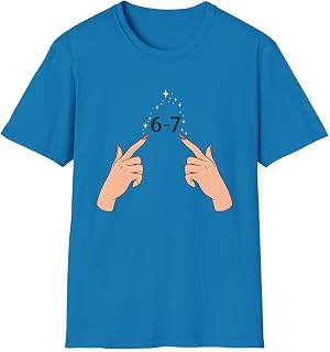 Magical Math Shirt – Sparkle Fingers with 6-7 Trending Meme Print