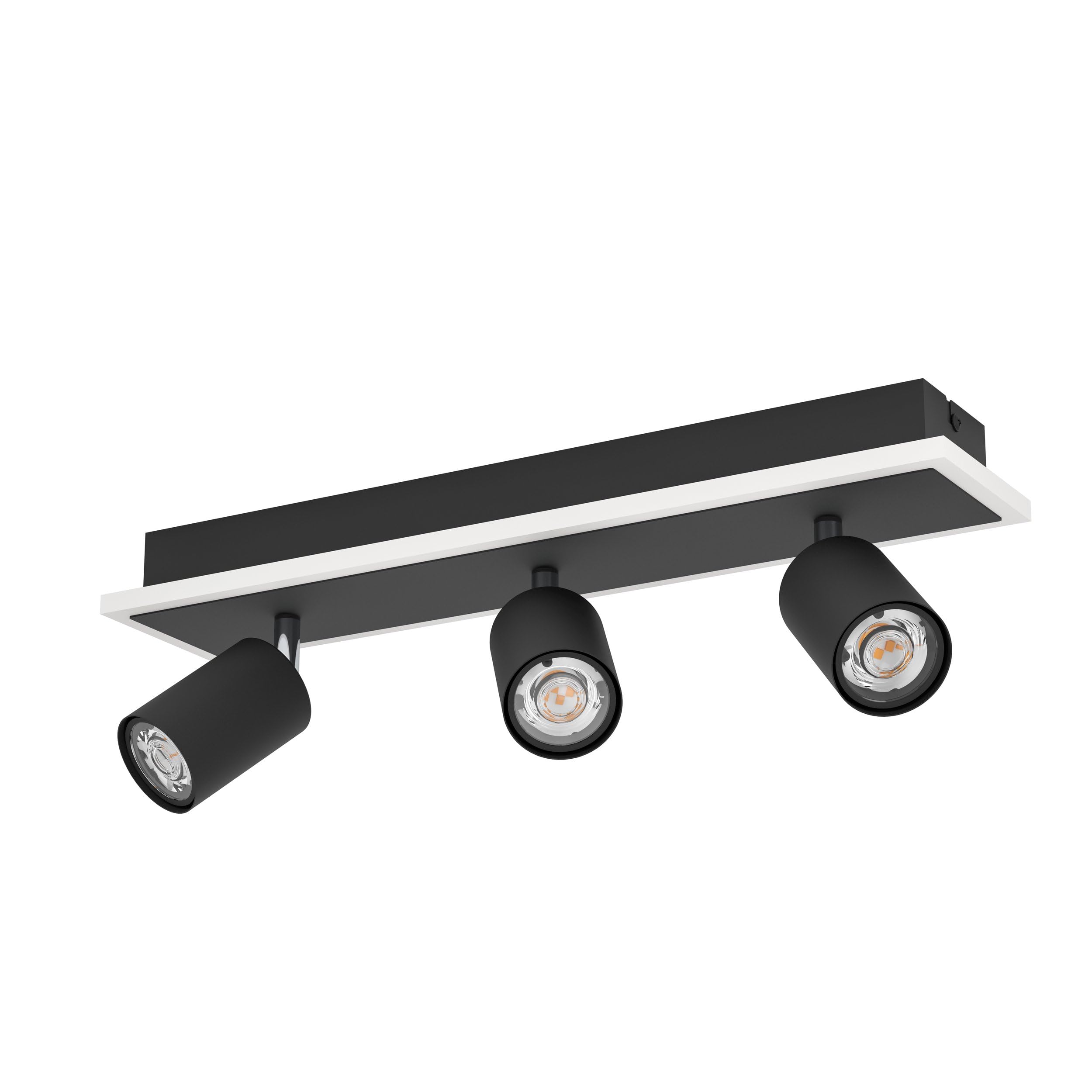 Eglo Unisex Black Rimbocchi 1 Steel Modern 3 Light Spotlight