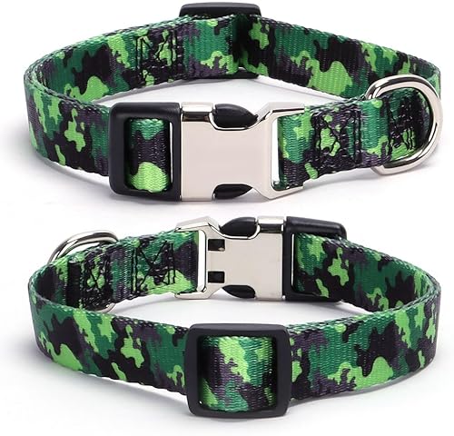 Miniatura 2 de Collar para perros machos, bonito patrón suave, duradero, ajustable, para perros pequeños, medianos y grandes, para perros machos, gatos grandes,