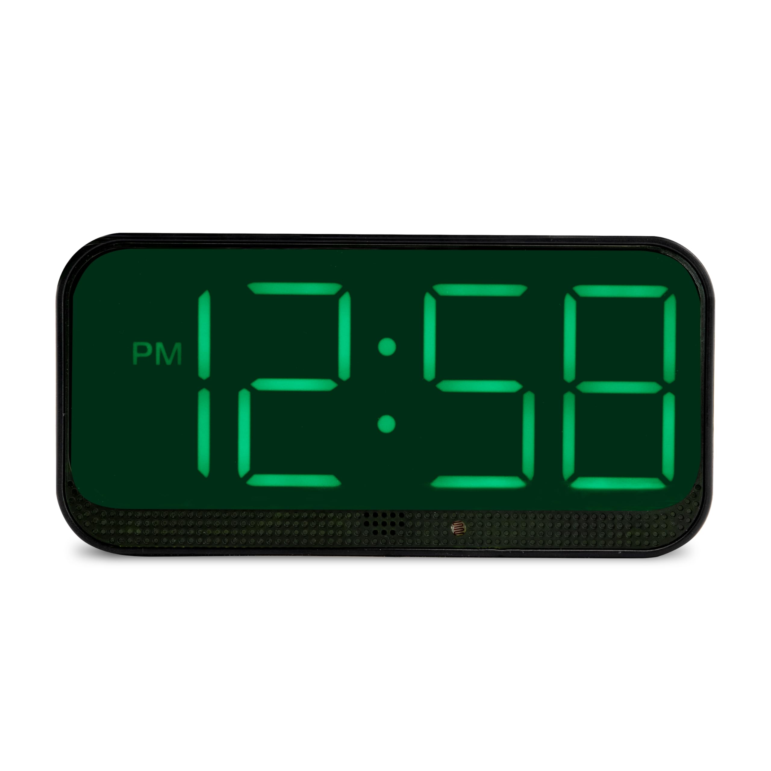 Réveil LED sans fil écran 2 pouces Acctim Silas vert à intensité variable