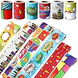 Tenceur 98.5 ft Bulletin Board Borders Classroom Decoration 6 Rolls Hero Classroom Borders Set Scalloped Bulletin Board Trim for Back to School Office Home Chalkboard Wall