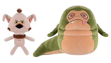 Funko Galactic Plushies Star Wars Jabba The Hutt and Salacious B. Crumb