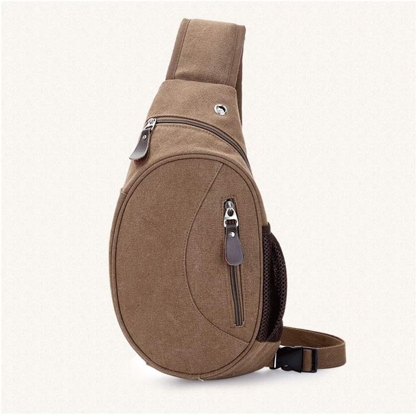 Chest Bag Men's Fashion Waist Bag Shoulder Bag Casual Canvas Bag Messenger Bag Student Sports Men Bag