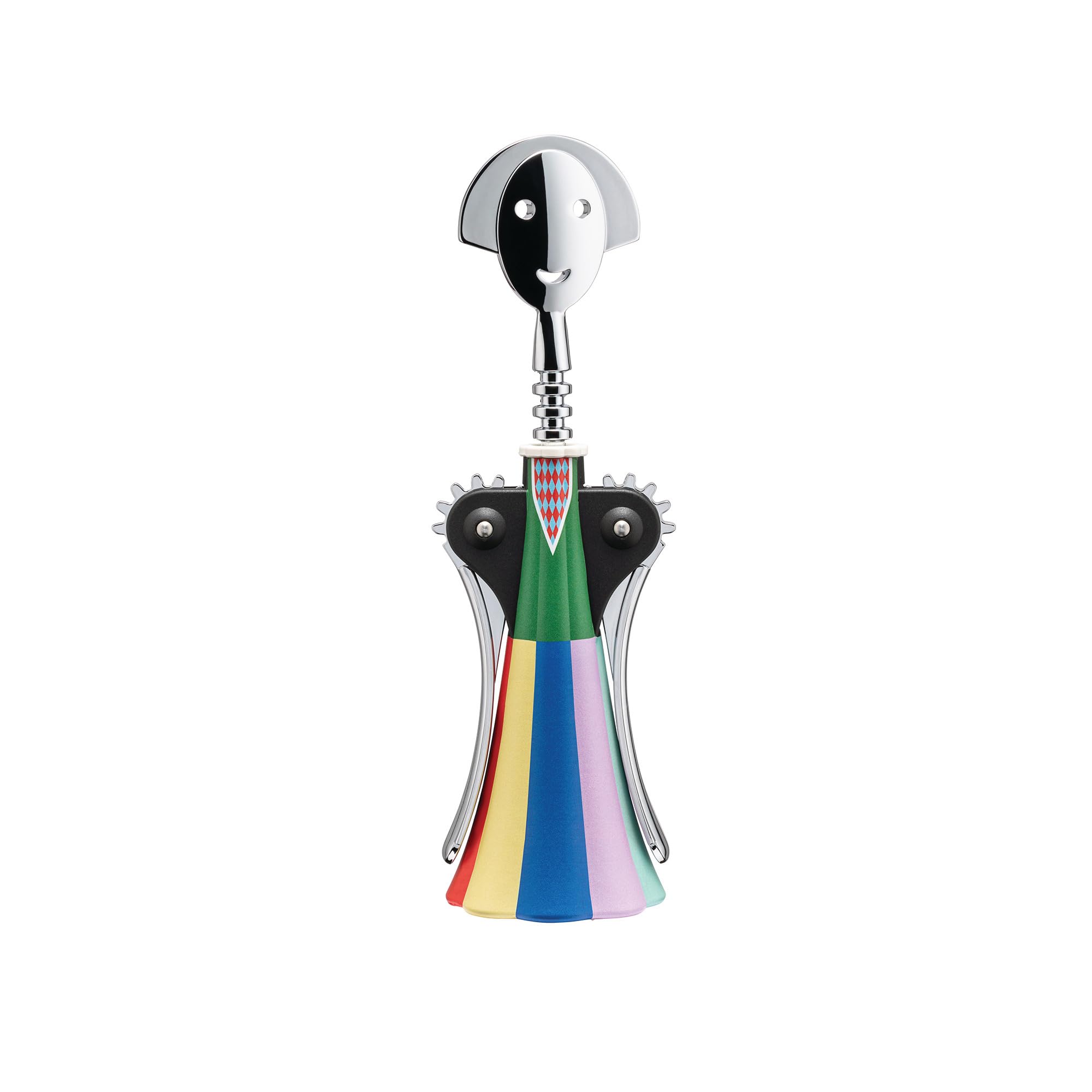 Alessi Anna G. Parade AM01A 5 - Cavatappi di Design, in AlkiPaper® e Zama Cromata, Multicolore
