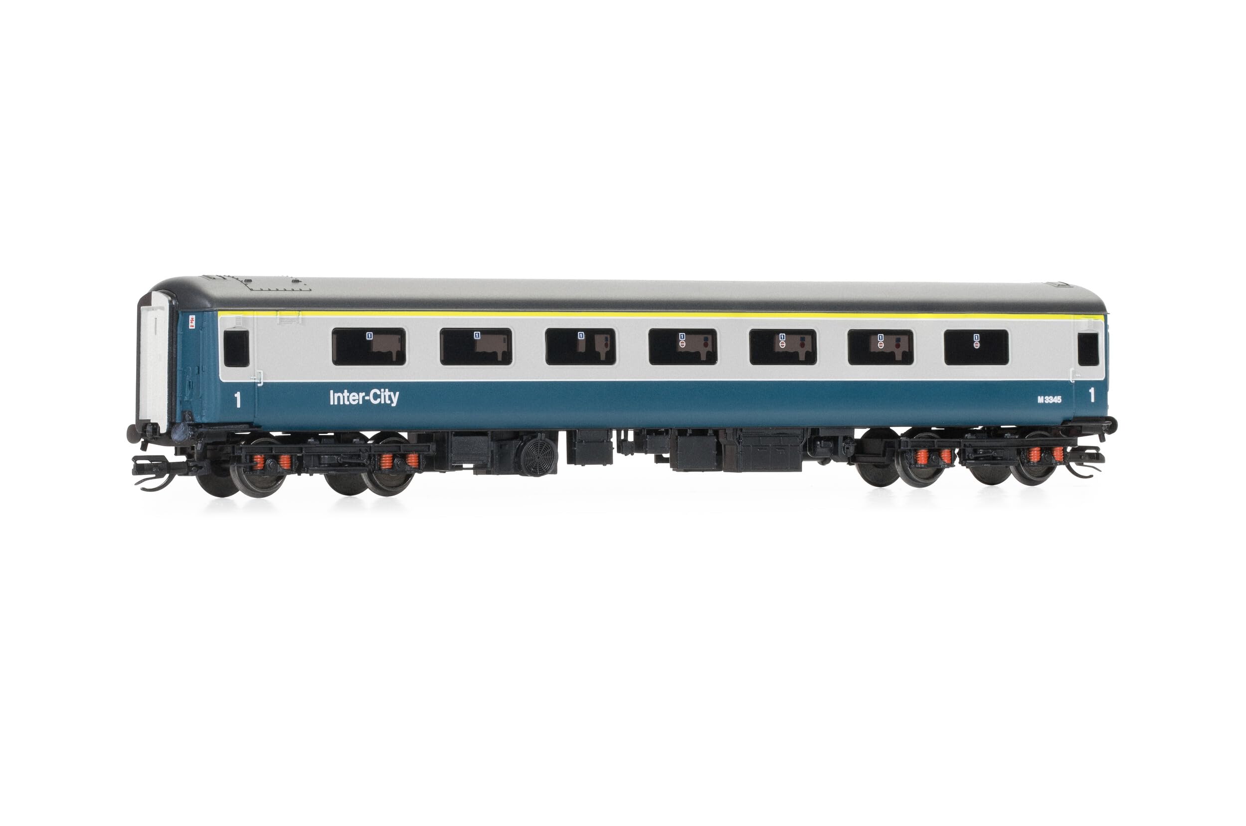 Hornby TT:120 Coach Car - TT4018 BR, Mk2F First Open, M3374 - Era 7 Train Toy, TT Gauge Carriage for Train Set, Rolling Stock Models for Adults - 1:120 Scale Model Gift, Blue