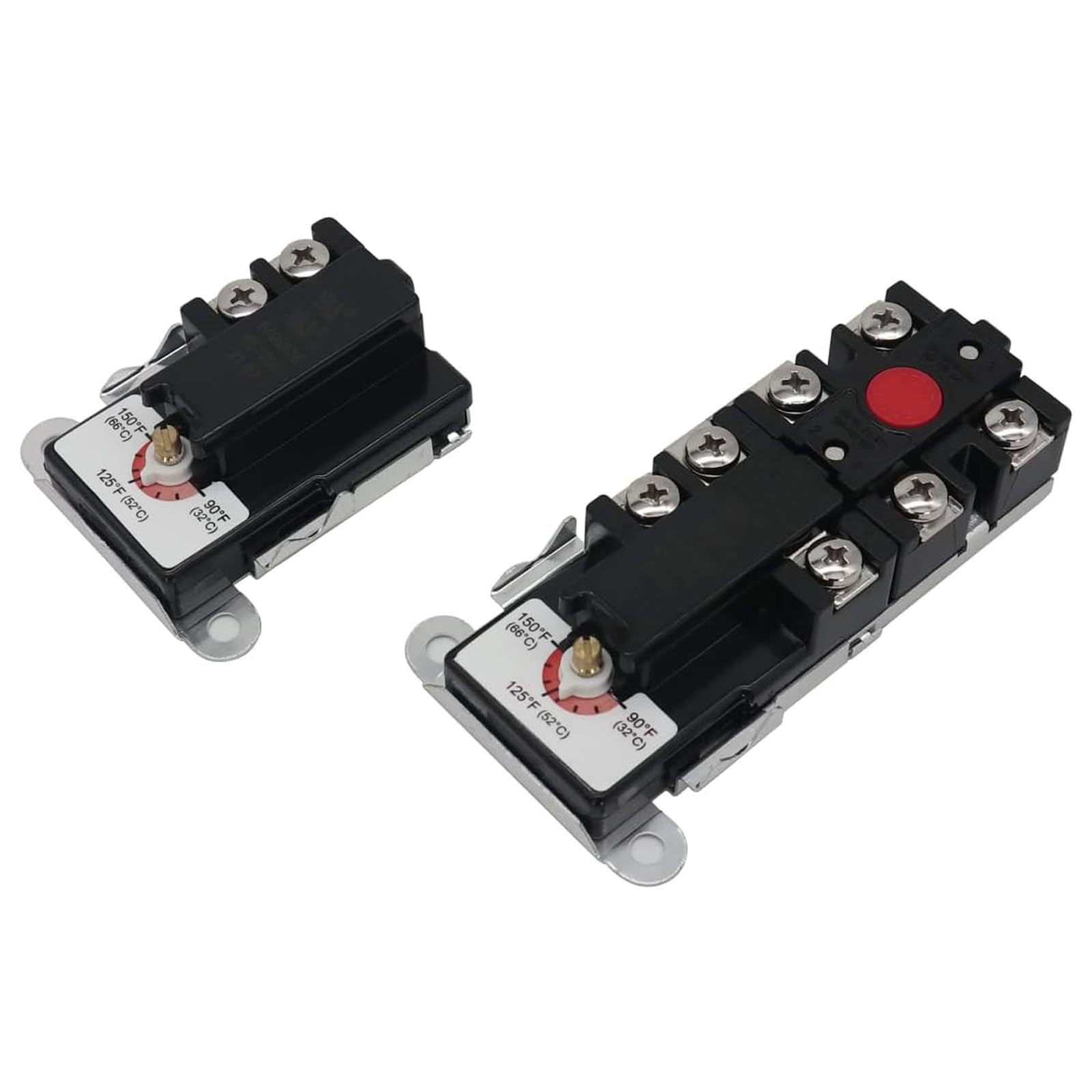 SP210245 Thermostat Electric Water Heater Thermostats for Heaters Upper Lower Set Heater Thermostats Upper and Lower Thermostat Temperature Controller for Double Component Heaters