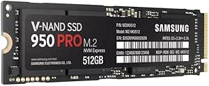 Samsung 950 PRO Series - 512GB PCIe NVMe - M.2 Internal SSD (MZ-V5P512BW)