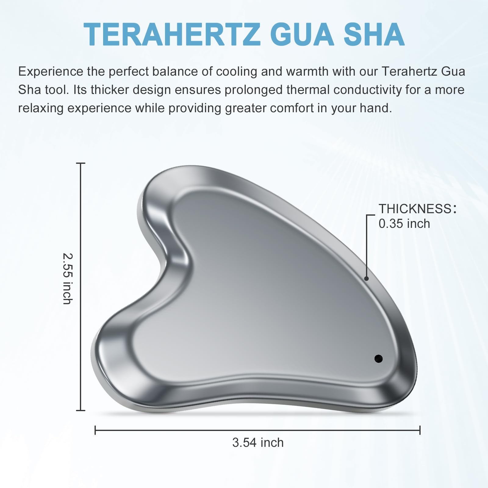 Terahertz Stone Gua Sha narzędzia do skrobania Gua Sha narzędzia do twarzy Guasha narzędzie do masażu drenażu limfatycznego twarzy