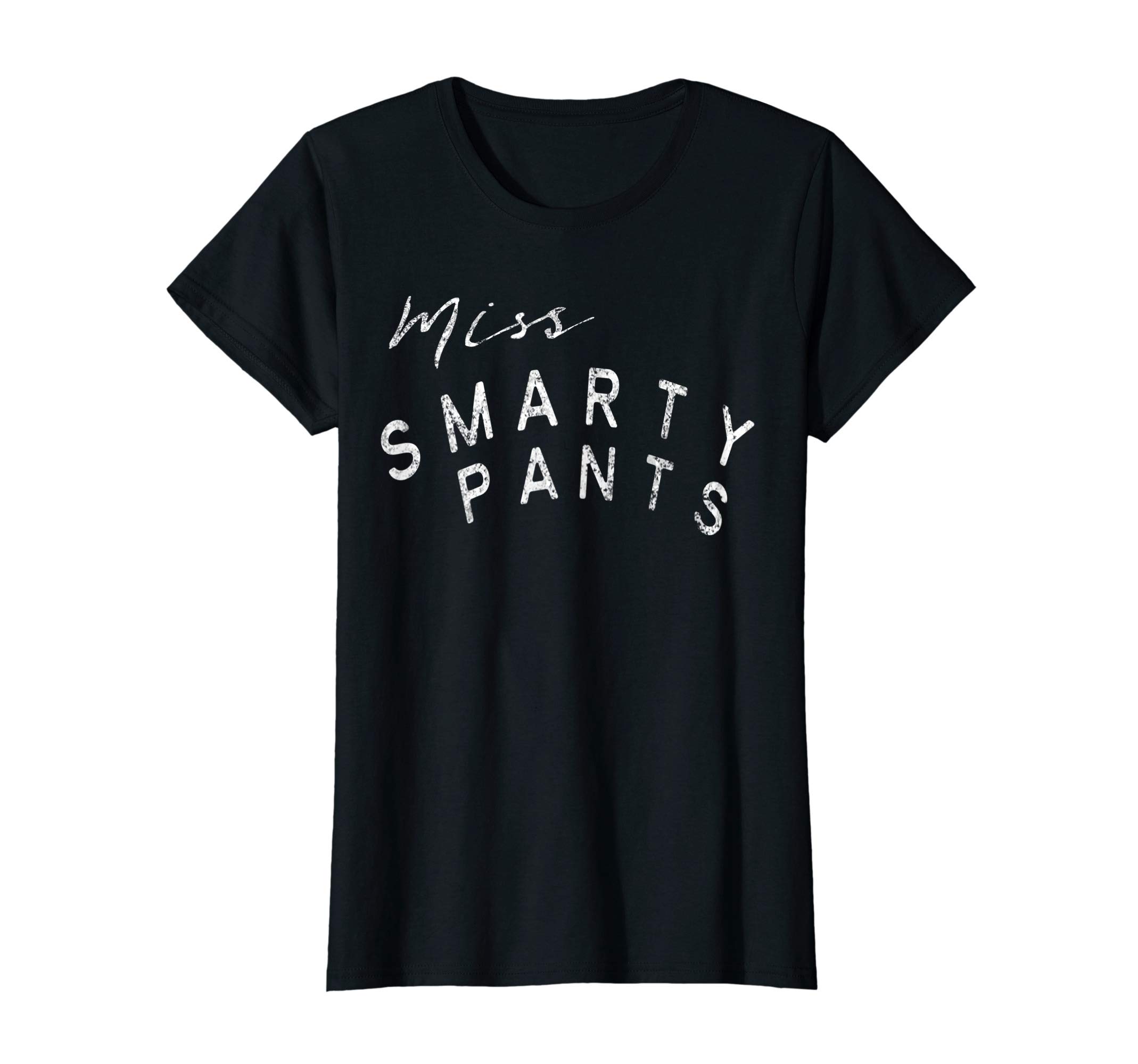 Miss Smartypants Funny Shirt Tshirt Top Tee Short Sleeve T-Shirt