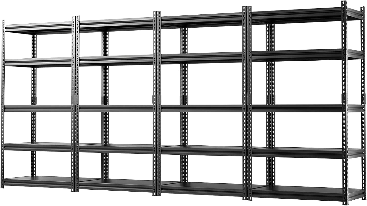 NAIZEA Storage Shelves for Garage, 5Tier Adjustable Metal