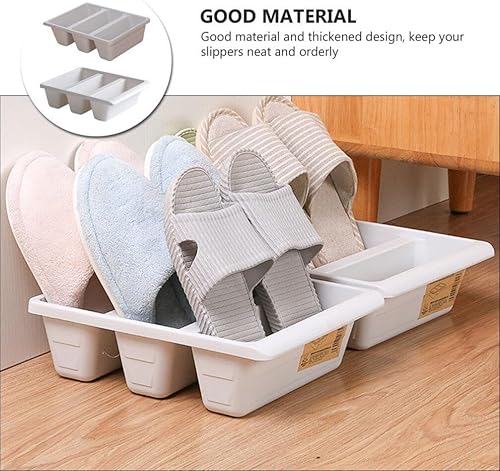 Miniatura 2 de Cabilock Bandeja de almacenamiento de zapatos, organizador de zapatos, zapatero para el hogar, ahorro de espacio, estante de almacenamiento para