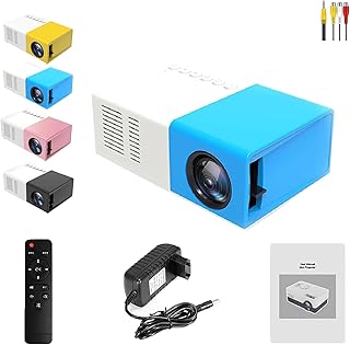 Portaflixx Pocket Projector, 2024 New Small Mini Portable Projector, LED Projector Smart Home Theater Video Entertainment,Portable Phone Projector 1920 * 1080p HD Supported for iOS/Android/Laptop (C)
