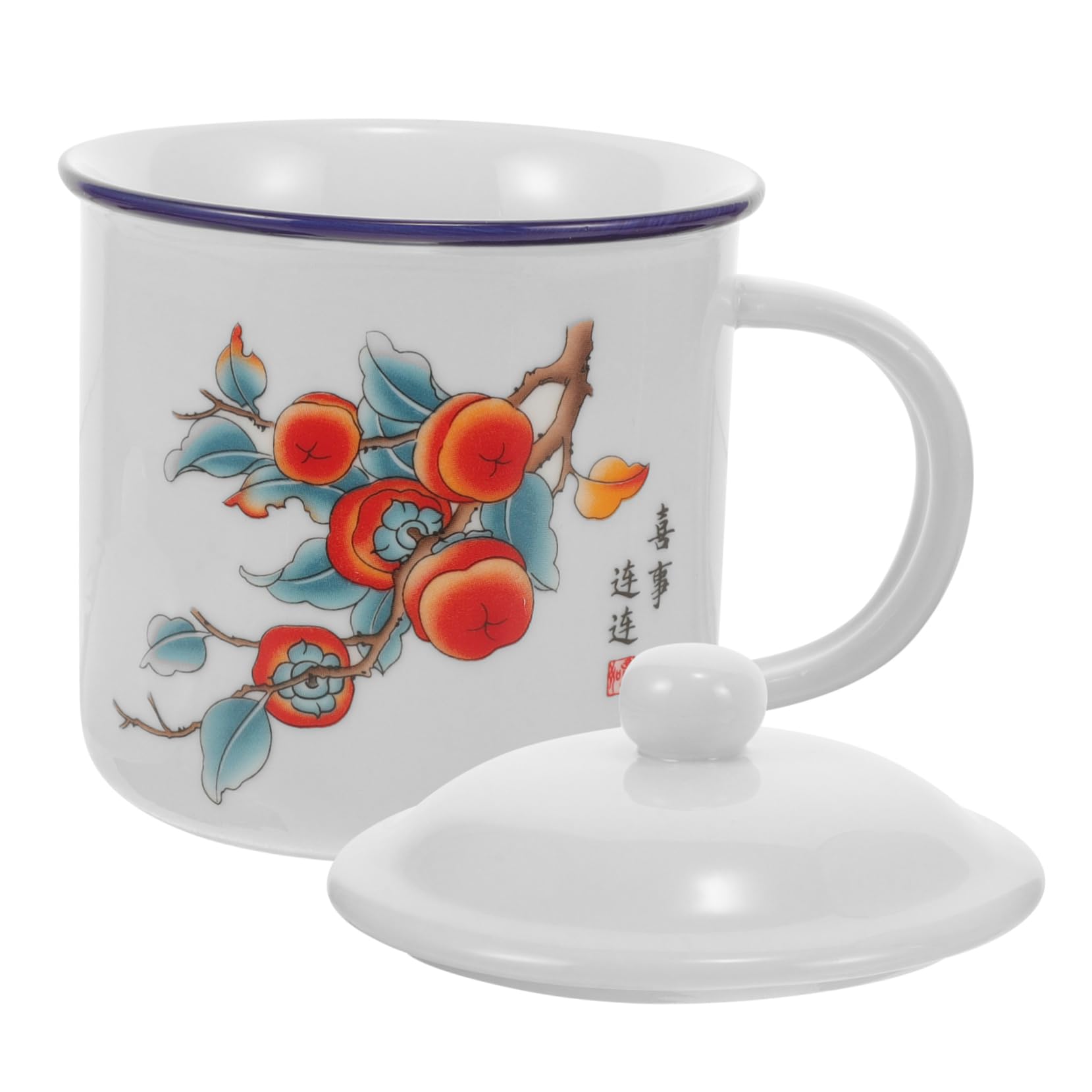 2stücke Vintage Emaille Tasse Multifunktionale Kaffeetasse Für Outdoor-aktivitäten Langlebig Und Für Kaffee Tee Wasser Und
