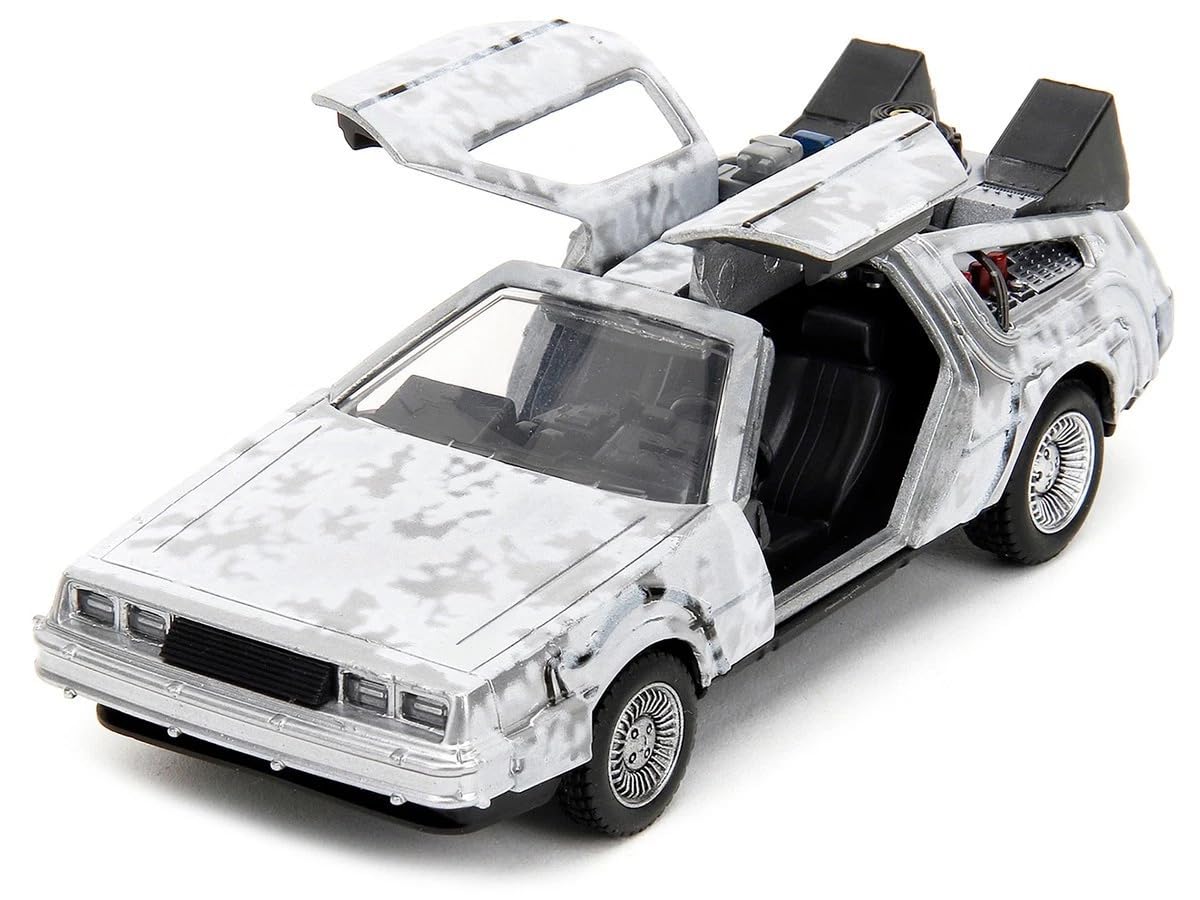 バック・トゥ・ザ・フューチャー タイムマシン ミニカー Amazon | JADA TOYS 1/32 バックトゥザフューチャー デロリアン タイム