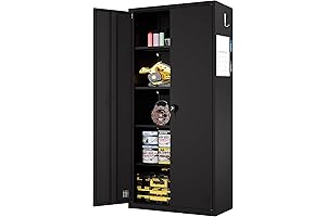SnapIt 72"" Metal Storage Cabinet