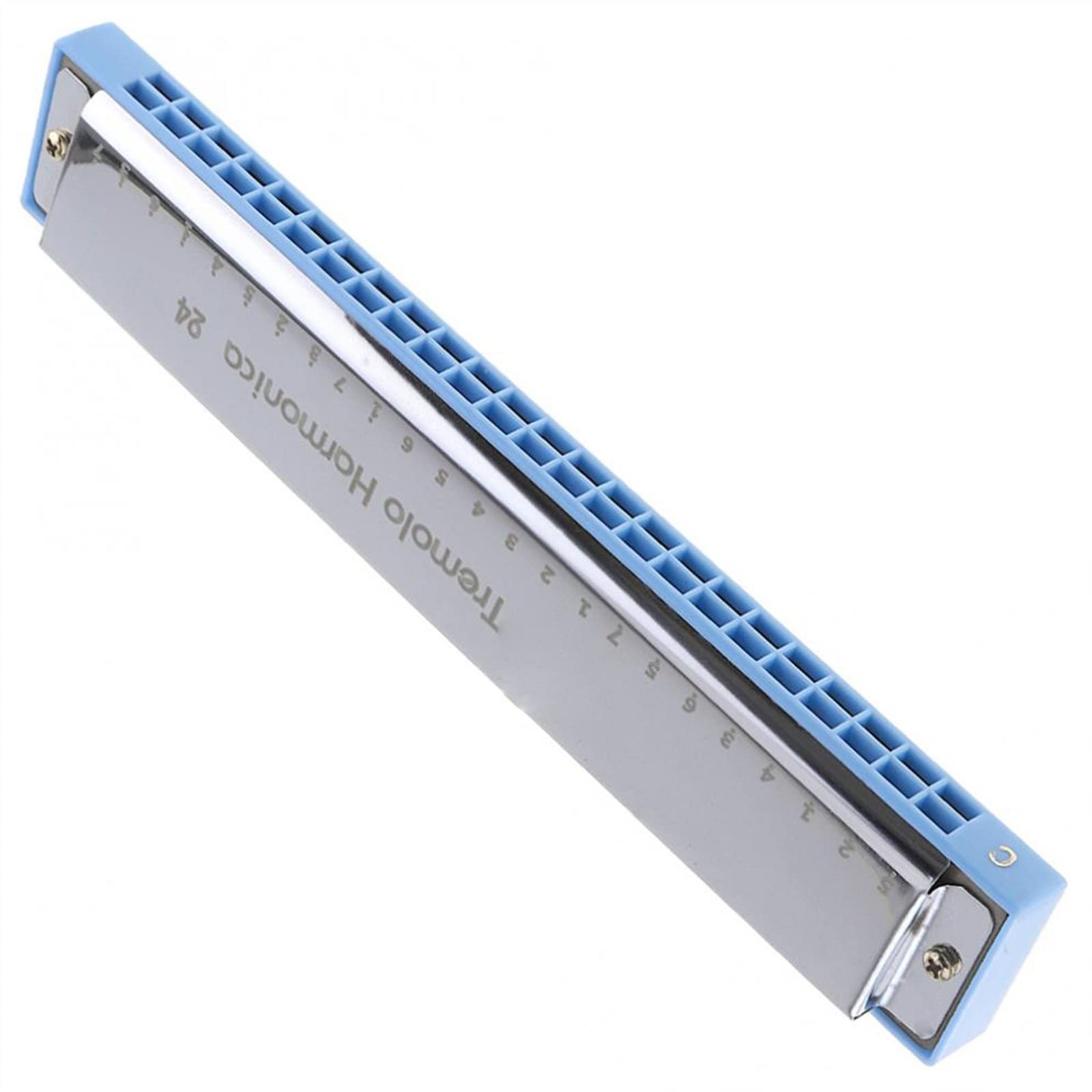 Standard Mundharmonikas Professionelles Mundharmonika-Blasinstrument Aus Metall Mit 24 Löchern Und Komplexem Ton Für Anfänger