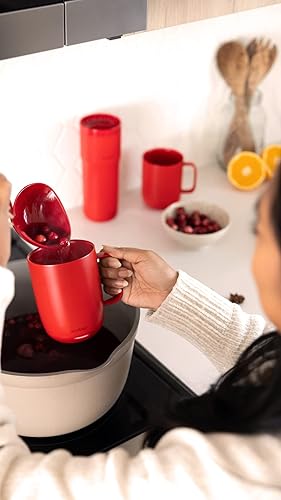 Miniatura 8 de Ember - Taza inteligente con control de temperatura, 2, 10 onzas, (PRODUCT) ROJO, duración de la batería de 1.5 horas, taza de café calentada