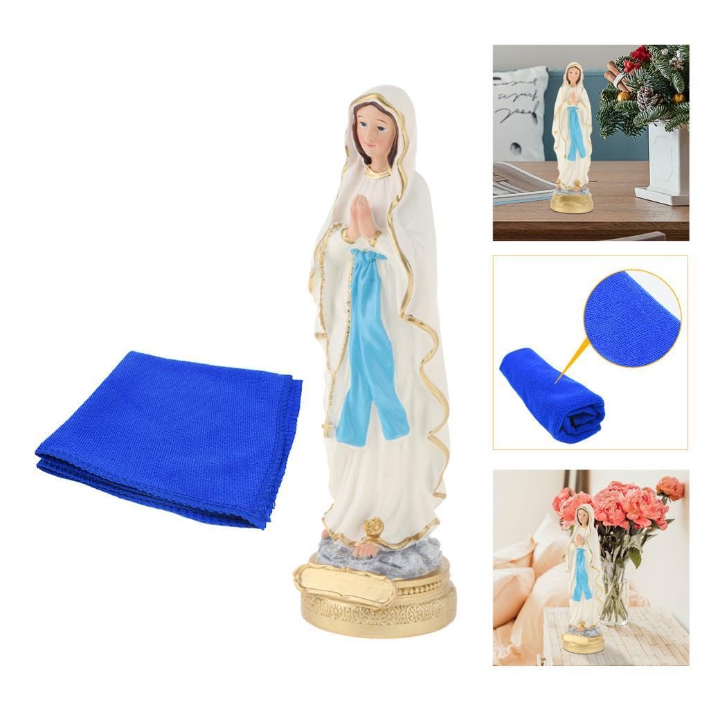 Marienstatue, Christliche Skulptur, Figur, Katholische Kollektion, Harzornament, Geeignet Als Jubiläumsgeschenk, Bürodekoration, Heimkolle