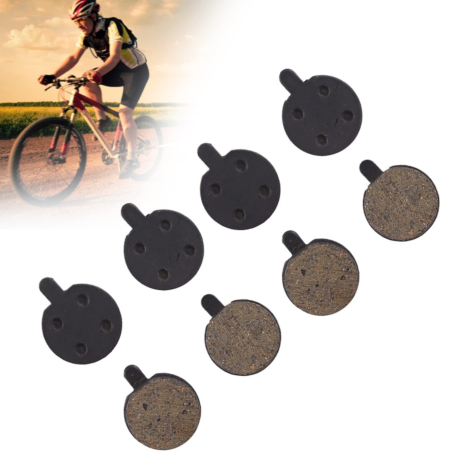 Kit De Plaquettes De Frein Pour Vélo électrique Et VTT – 1 Paire, Métal Et Résine, Compatibles Disques Mécaniques Et Hydrauliques