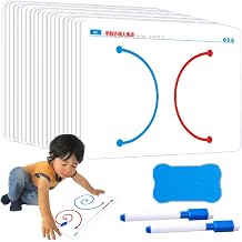 10-Pieces Left & Right Brain Development Card for Parent-Child Interaction, Bra-in Training Ca-rd Game,20 Brain Training Card Game, Enhances Fine Motor Skills & Bilateral Bra-in Growth C-