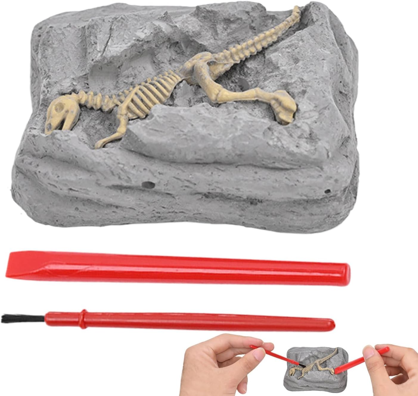 Dinosaur Dig Kit, Dinosaur Digging Kit - Dig it Dinosaur,STEM Learning Science Experiments with Archaeology Tools for Kids, Educational and Crafts Sensory Play