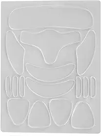 Kit Facial Reutilizável em Gel de Silicone com 16 Peças para Auxiliar nas Linhas de Expressão do Rosto - Confortável e Não Invasivo