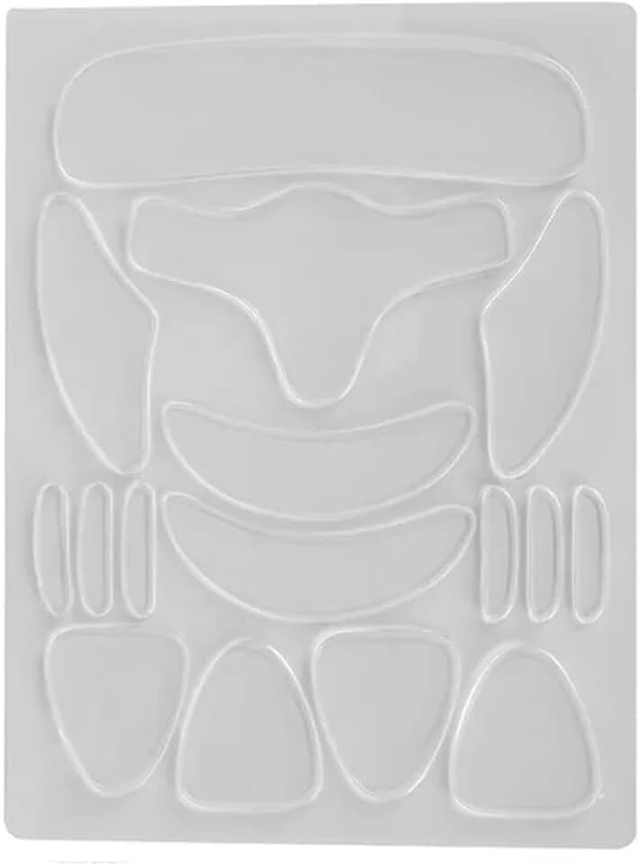 Kit Facial Reutilizável em Gel de Silicone com 16 Peças para Auxiliar nas Linhas de Expressão do Rosto - Confortável e Não Invasivo