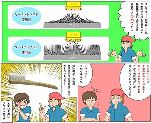 Amazon Co Jp 車内用ブラシ カーペット フロアマット トランクなど掃除用 カーペットブラシ 掃除機がけ前の毛起こしにも最適 車 バイク