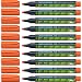 Produktbild Schneider Maxx Eco 115 Textmarker (nachfüllbar mit Patrone 666, lichtbeständig, Clip) 10er Packung orange