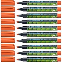 Schneider Textmarker Maxx Eco 115 - Nachfüllbar, Gelb, Für Saubere Markierungen