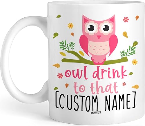 Vista 32 de CUBICER Tazas de café personalizadas con frases divertidas, vasos de hongos barbudos, nombre personalizado, tío de cerámica blanca, novedad, tazas